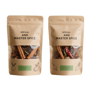 Emballage personnalisé de noix à épices de qualité alimentaire imprimé sac en papier kraft composite pochette debout zip-lock avec fenêtre transparente - Product Image 2