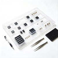 Plateau alvéolé industriel transparent en PET pour l'emballage d'assemblages de circuits imprimés, multi-compartiments, cavité personnalisée OEM
