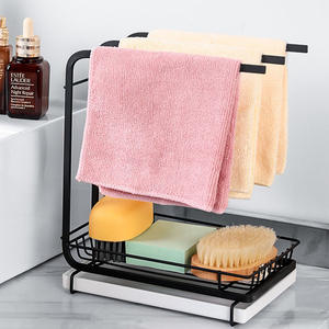 Kệ Bếp Bằng Thép Không Gỉ, Kệ Để Đồ Có Rãnh, Giá Đựng Giấy Vệ Sinh, Miếng Bọt Biển Treo Tường, Có Chức Năng - Product Image 4