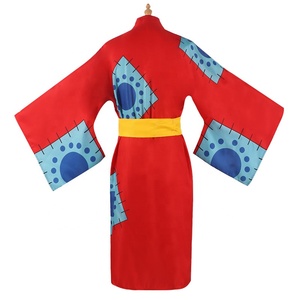 Hot Sales One Pieced Patch <strong>Outfit</strong> Party Costume Zoro Luffy Yukata Suit Anime Kimono One Pieced Cosplay Costume - Product Image 6