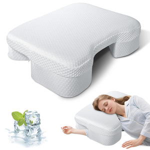 <span class=keywords><strong>Almohada</strong></span> Ergonómica de Espuma Viscoelástica <span class=keywords><strong>con</strong></span> Orificio <span class=keywords><strong>para</strong></span> el <span class=keywords><strong>Brazo</strong></span>, Diseño en Forma de L <span class=keywords><strong>para</strong></span> Dormir de Lado, Alivio del Dolor de Cuello, <span class=keywords><strong>Almohada</strong></span> Cervical Transpirable - Product Image 1