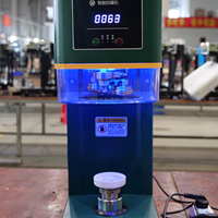 Machine de scellage intelligente pour boîtes de conserve, machine de scellage populaire pour les aliments et les boissons, tasses, bouteilles, Offre Spéciale