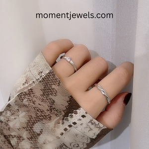 Heart Shape Zircon <b>Ring</b> 925 Sterling Silver Minimalist Simple Elegant Women Jewelry Everyday Gift - Product Image 1