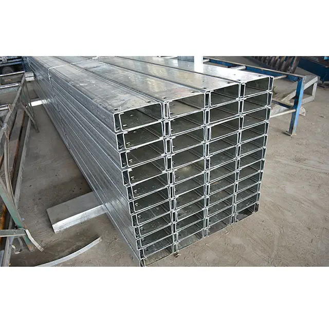 Galvanizado de alta calidad C correas Perfil de canal de acero para la construcción