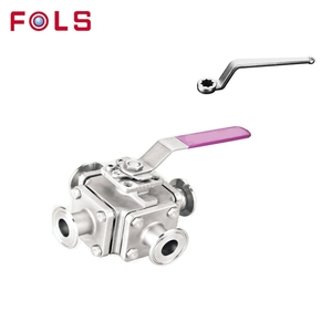 Válvula de Bola de Acero Fundido de 4 Vías para Tuberías - Product Image 2