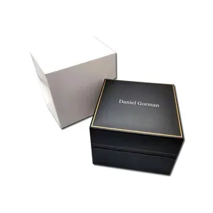 独特的豪华OEM工厂手表包装盒，带定制徽标小礼品展示表壳Pantone皮革定制产品