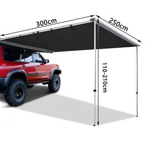 屋外用toldo4x4キャンプ屋上車ルーフサイドオーニングテント