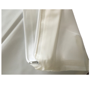 Vente en gros de protège-oreillers en vinyle PVC à fermeture éclair, taies d'<span class=keywords><strong>oreiller</strong></span> imperméables à motif solide pour usage hospitalier à domicile, vente en gros à bas prix - Product Image 5