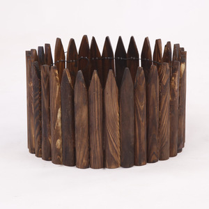 Gran oferta, decoración de jardín duradera, <span class=keywords><strong>valla</strong></span> de <span class=keywords><strong>madera</strong></span> para exteriores, <span class=keywords><strong>valla</strong></span> de <span class=keywords><strong>madera</strong></span> anticorrosiva - Product Image 1
