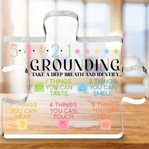 Adorno de Escritorio Transparente Personalizado con Forma de Rompecabezas, Regalo de Agradecimiento para Mamá, Papá, Familia, Decoración del Hogar - Product Image 3