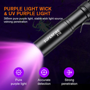 Túi nhỏ <span class=keywords><strong>Led</strong></span> UV đèn pin với hợp kim nhôm cơ thể 395nm tím ánh sáng UV Penlight với kim loại Clip Tail Switch <span class=keywords><strong>Torch</strong></span> ánh sáng - Product Image 2