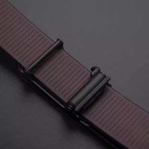 Cinturón de cuero genuino para hombre, versión mejorada de cinturón de hebilla automática, cuerpo resistente al desgaste cien con cinturón de cuero clásico - Product Image 3