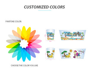 Vente en gros impression personnalisée logo décalcomanie souvenir <span class=keywords><strong>tequila</strong></span> 2oz verres à liqueur en verre avec logo - Product Image 6