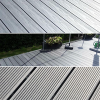 Kit complet de terrasse en WPC imperméable avec garantie d'un an pour hôtel, villa et appartement