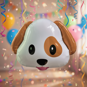 Globo de aluminio con diseño de perro de dibujos animados de 61.7 cm para decoración de fiestas infantiles de cumpleaños - Product Image 2