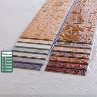 Panneaux muraux en pierre SPC, panneaux décoratifs intérieurs en marbre pour salle de bain, panneaux muraux imperméables SPC pour toilettes