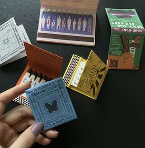 Coincide con libros de papel personalizados para cigarros Matchbook como regalos de promoción Caja de papel para el hogar Coincide con dibujo coloreado personalizado <span class=keywords><strong>Matchbox</strong></span> - Product Image 6