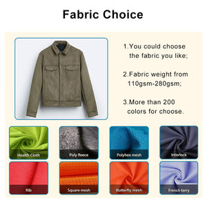 Chaqueta de Hombre de Alta Calidad, 100% Poliéster, Nuevo Modelo, Material de Gamuza de Lujo, Diseño Personalizado con Puntos en la Parte Delantera, Resistente al Viento, Dos Colores, Gran Venta - Product Image 3