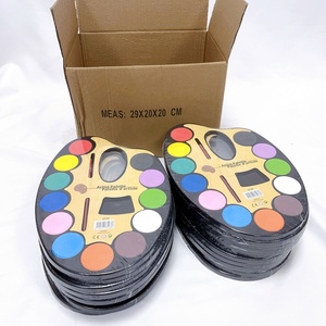 Bán Buôn 12-Màu Rắn Nhựa Màu Nước Palette Lớn & Kích Thước Nhỏ Cho Trẻ Em & Trường Học Sinh Viên Nghệ Thuật 'Bàn Chải Bánh - Product Image 6