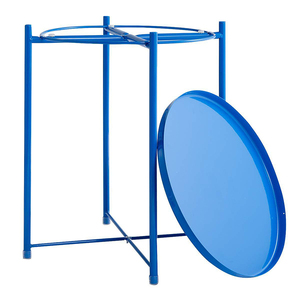 <span class=keywords><strong>Table</strong></span> d'appoint nordique en métal, <span class=keywords><strong>table</strong></span> <span class=keywords><strong>basse</strong></span> ronde pour salon, <span class=keywords><strong>table</strong></span> moderne à bord en fer, plateau rond pour canapé, vente en gros pour les fabricants - Product Image 5