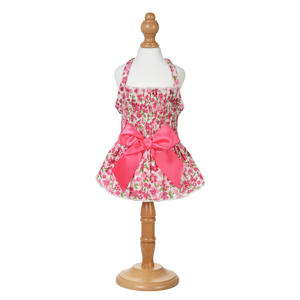 Puppy Summer Sundress <strong>Dog</strong> Bowknot Floral Dress Pet Princess Dresses - Product Image 5
