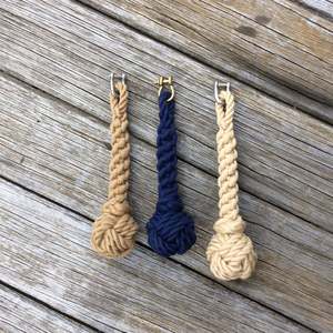handmade nautical rope <b>Keychain</b> Handmade Happiness - Product Image 1