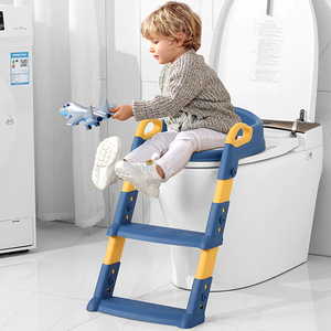 Adjustable Baby Kids <strong>Toilet</strong> Potty Training <strong>Seat</strong> With <strong>Step</strong> Stool Ladder - Product Image 2