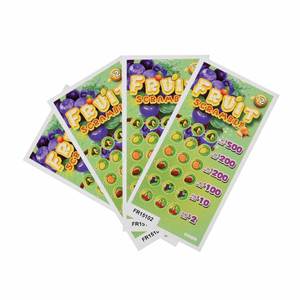 Tarjetas de Raspar con Diseño de Juego 'Encuentra la Igual', 5 Oportunidades de Ganar, Tamaños Personalizados, Logotipo, Impresión Digital, Boletos de Juego - Product Image 6