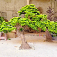 Arbre artificiel en pin à haute résistance, fabriqué en usine, sur mesure, pour la décoration intérieure