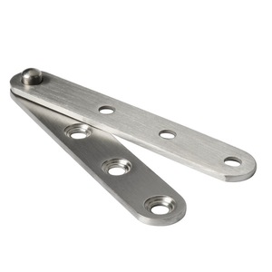 Charnière de porte de meuble en acier inoxydable épaissi en forme de sept, charnière invisible rotative pour armoire, vente en gros - Product Image 5