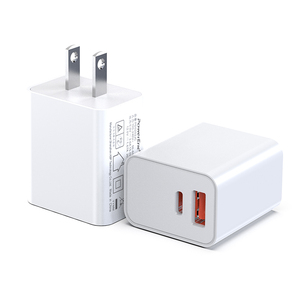 PD20W USB C QC PD 2พอร์ต USB อุปกรณ์เสริมโทรศัพท์มือถืออัจฉริยะแบบพกพาอะแดปเตอร์เดินทางปลั๊กพับได้ชาร์จแฟลชสำหรับ <span class=keywords><strong>iPhone</strong></span> <span class=keywords><strong>14</strong></span> - Product Image 3