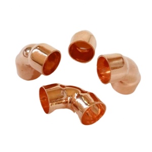 Factory Price T2 99% Pure Copper Elbow High Quality Industrial T2 Pure Copper <b>Pipe</b> Fitting Copper Elbow - Product Image 6