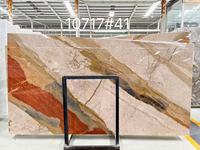 Dalle de Quartzite Orange de Luxe pour Îlot de Cuisine, Comptoir, Salle de Bain, Escalier - Pierre Naturelle de 20 mm d'Épaisseur, Design Moderne, Direct Usine
