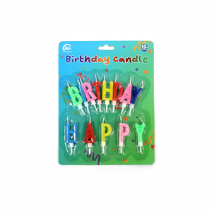8.5 \ "buon compleanno candela per la decorazione di torte 288 pz/Cs - Product Image 4