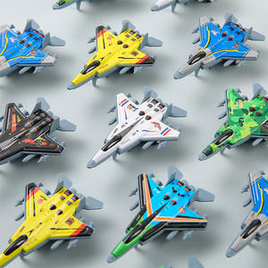 Kleurrijk Plastic Vliegtuigspeelgoed Pull-Back Kindercadeau - Product Image 2