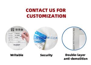 إيداع أمان للمستندات المضادة للتزييف حسب الطلب وإيداع أموال مقاوم للعبث بالمظاريف الأمنية أكياس ختم واضحة - Product Image 4