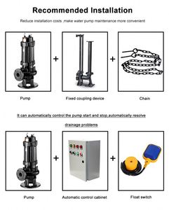 Pompe à boue submersible électrique à faible coût d'entretien pour drainage de sous-sol et eaux usées - Product Image 6