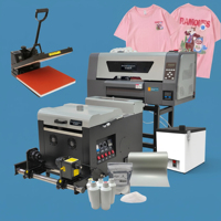 Set Lengkap Printer DTF A3 All in One Dual XP600 I1600 Head dengan Heat Press, Air Purifier, dan Printer Transfer Film PET