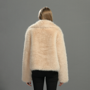 Jxwatcher Giacca Invernale da Donna in Finta <span class=keywords><strong>Pelliccia</strong></span> di Volpe Spessa e Calda con Grande Colletto Personalizzabile Morbida e Soffice <span class=keywords><strong>Cappotto</strong></span> <span class=keywords><strong>Bianco</strong></span> in Finta <span class=keywords><strong>Pelliccia</strong></span> di Volpe - Product Image 6