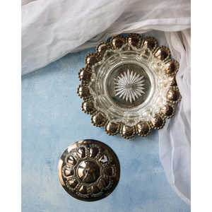 Bandejas de Servicio Elegantes Gabriella P. Crystal y Sheffield, Porta Caviar - Product Image 4