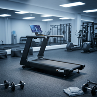 Nueva Caminadora Eléctrica Profesional Comercial para Gimnasio 2026, Plegable, de Alta Resistencia, con Amortiguación, Cinta de Correr Ancha, WiFi