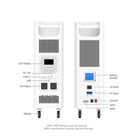 Générateur solaire portable empilable 1500W, station d'alimentation LiFePO4 2560Wh, hybride tout-en-un, MPPT 2000W, entrée PV, sortie AC/DC/USB