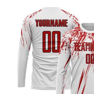 NEW Lightweight <b>Long</b> Sleeve Soccer Jersey Football Shirt Splash Pattern Team Sports Wear for Club <b>Matches</b> Training Tournaments - Product Image 3
