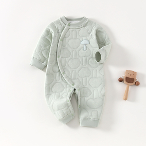 Combinaison pour bébé 100% coton, douce et agréable pour la peau, body pour nouveau-né, garçons et filles, 0-12 mois, manches longues, confortable, à porter au quotidien, à la maison ou en extérieur - Product Image 2