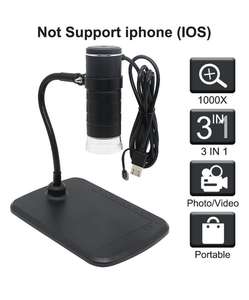 <span class=keywords><strong>Microscope</strong></span> numérique USB 1000X loupe <span class=keywords><strong>Microscope</strong></span> pour souder électronique stéréo USB Endoscope caméra loupe avec 8 LED - Product Image 2