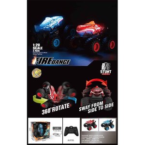 Coche de Carreras Todoterreno con Control Remoto a Escala 1/20, 2.4GHZ, 4CH, Carrocería de PVC, 4WD, para Derrapes, Baile, Venta al por Mayor - Product Image 6