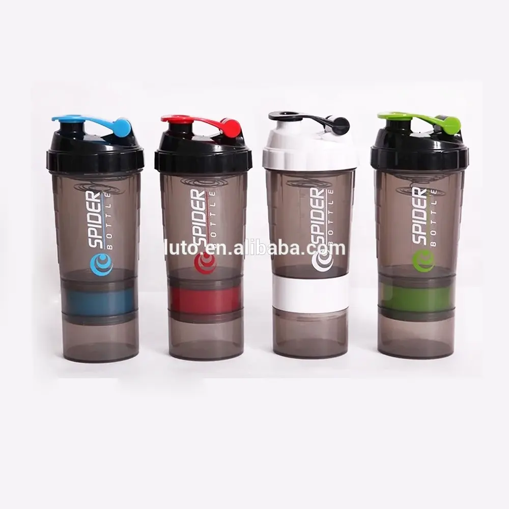 2 kavanozlar ile promosyon Protein shaker şişe, sizin logo baskı ile shaker