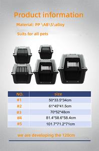 Sac à dos de transport pour animaux de compagnie de luxe approuvé extensible pour <span class=keywords><strong>chien</strong></span> chat Cage de voyage TSA Comfort Durable - Product Image 6