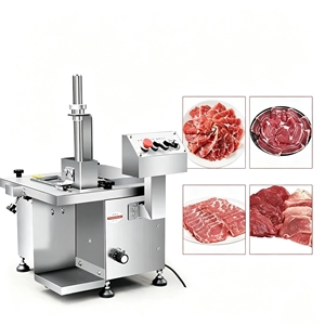 Machine à viande fraîche multifonctionnelle automatique commerciale, trancheuse à viande pour rouleaux d'agneau domestiques - Product Image 1