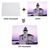 US Warehouse Bulk White Mouse Pad Sublimation Mouse Pads Blanks Custom Mouse Pad Sublimation Blanks Desk Mat Non Slip Bottom